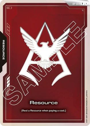 Image of Resource (RP-014) (Char Aznable Emblem) (RP-014) - Promotional Resource Tokens Holofoil