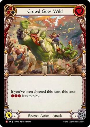Image of Crowd Goes Wild [SUP019] (Super Slam)  Rainbow Foil
