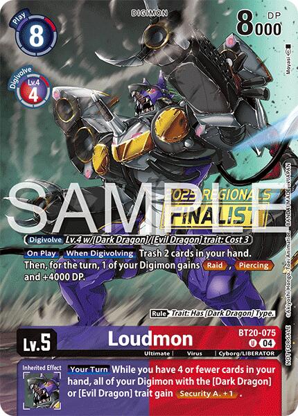 Image of Loudmon [BT20-075] (Regionals 25-26 Season 2 Finalist) [Release Special Booster Ver.2.0]