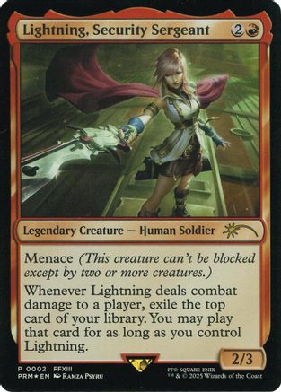 Image of Lightning, Security Sergeant (Costco Bundle) [FINAL FANTASY Promos]