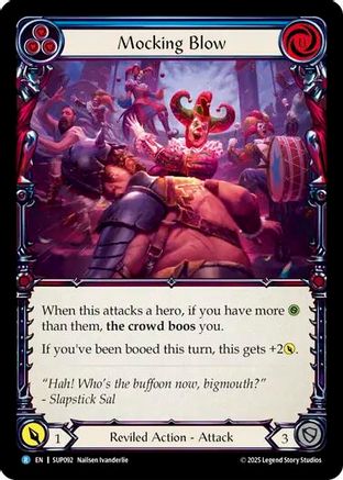 Image of Mocking Blow (Blue) [SUP092] (Super Slam)  Rainbow Foil