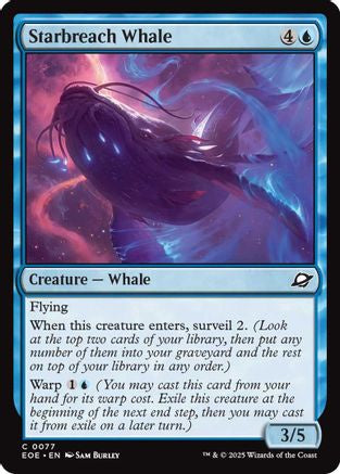 Image of Starbreach Whale [Edge of Eternities]