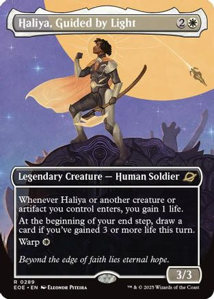 Image of Haliya, Guided by Light (Borderless) [Edge of Eternities]