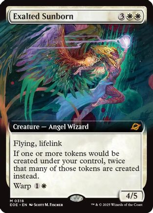 Image of Exalted Sunborn (Extended Art) [Edge of Eternities]