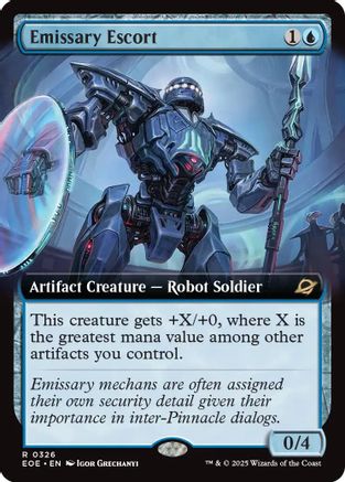 Image of Emissary Escort (Extended Art) [Edge of Eternities]