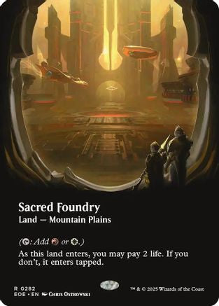 Image of Sacred Foundry (Borderless) [Edge of Eternities]