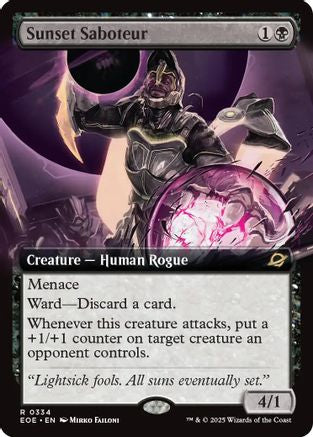 Image of Sunset Saboteur (Extended Art) [Edge of Eternities]