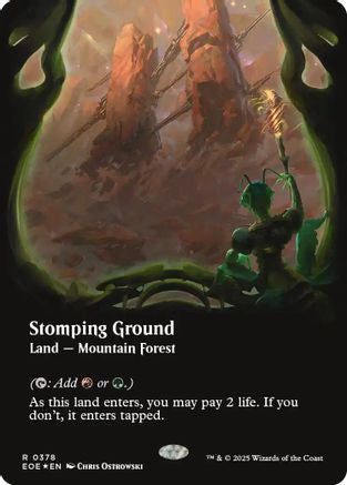 Image of Stomping Ground (Borderless) (Galaxy Foil) [Edge of Eternities]