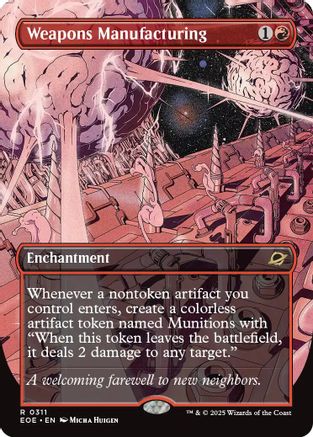 Image of Weapons Manufacturing (Borderless) [Edge of Eternities]