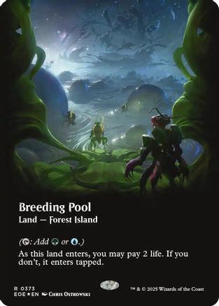 Image of Breeding Pool (Borderless) (Galaxy Foil) [Edge of Eternities]