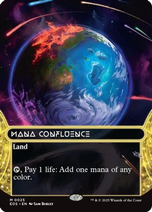 Image of Mana Confluence (0025) (Borderless) [Edge of Eternities: Stellar Sights]
