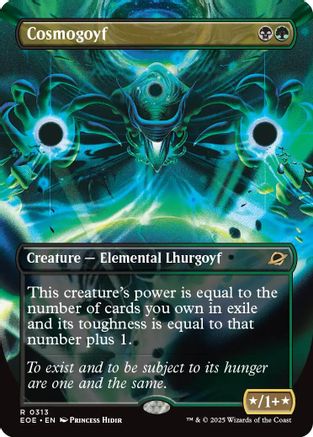 Image of Cosmogoyf (Borderless) [Edge of Eternities]