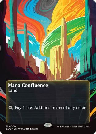 Image of Mana Confluence (0070) (Borderless) [Edge of Eternities: Stellar Sights]