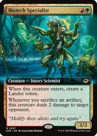 Image of Biotech Specialist (Extended Art) [Edge of Eternities]
