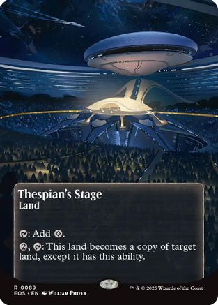 Image of Thespian's Stage (0089) (Borderless) [Edge of Eternities: Stellar Sights]