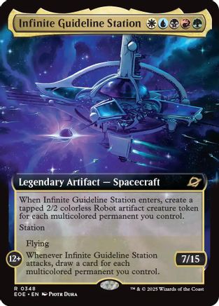 Image of Infinite Guideline Station (Extended Art) [Edge of Eternities]