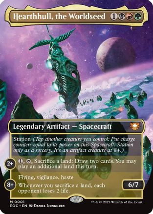 Image of Hearthhull, the Worldseed (Borderless) [Edge of Eternities Commander]