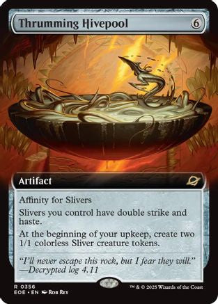 Image of Thrumming Hivepool (Extended Art) [Edge of Eternities]
