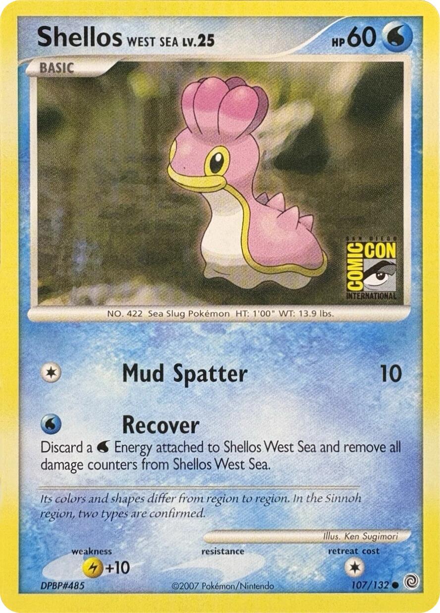 Image of Shellos West Sea (107/132) (SDCC 2007) [Miscellaneous Cards]