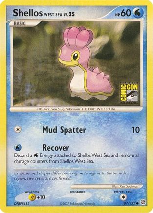 Image of Shellos West Sea (107/132) (SDCC 2007) [Miscellaneous Cards]