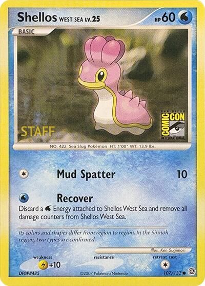 Image of Shellos West Sea (107/132) (SDCC 2007 Staff) [Miscellaneous Cards]