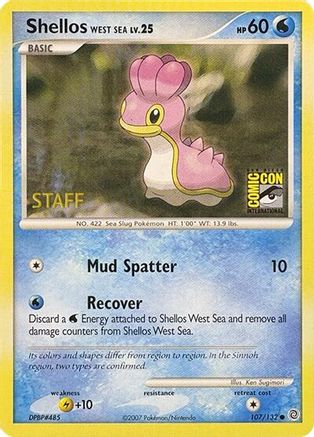 Image of Shellos West Sea (107/132) (SDCC 2007 Staff) [Miscellaneous Cards]