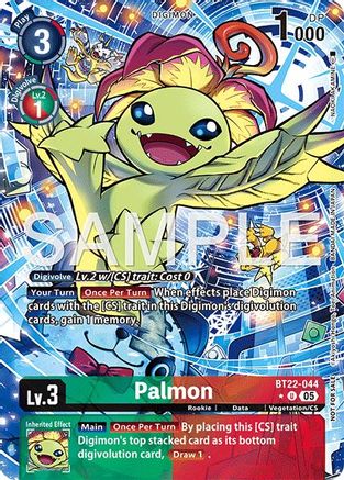 Image of Palmon [BT22-044] (Box Topper) [Cyber Eden]