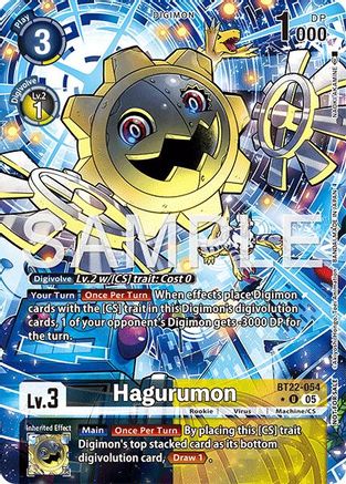 Image of Hagurumon [BT22-054] (Box Topper) [Cyber Eden]