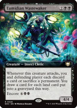 Image of Eumidian Wastewaker (Extended Art) [Edge of Eternities Commander]