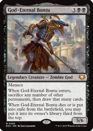 Image of God-Eternal Bontu [Edge of Eternities Commander]