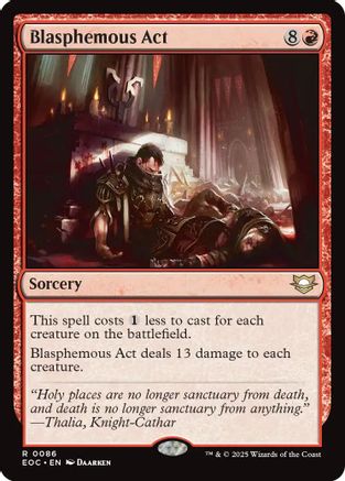 Image of Blasphemous Act [Edge of Eternities Commander]