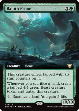 Image of Baloth Prime (Extended Art) [Edge of Eternities Commander]