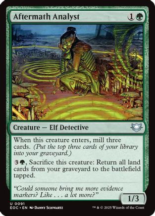 Image of Aftermath Analyst [Edge of Eternities Commander]