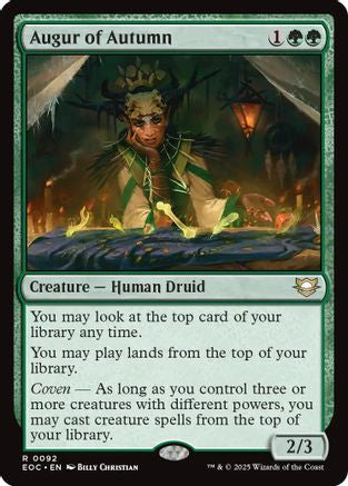 Image of Augur of Autumn [Edge of Eternities Commander]
