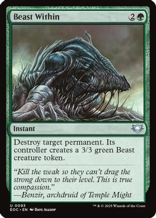 Image of Beast Within [Edge of Eternities Commander]