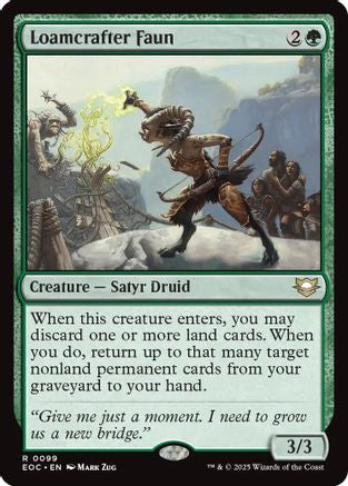 Image of Loamcrafter Faun [Edge of Eternities Commander]