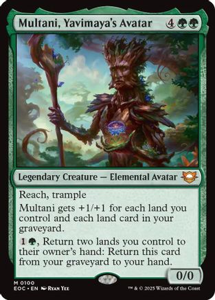 Image of Multani, Yavimaya's Avatar [Edge of Eternities Commander]