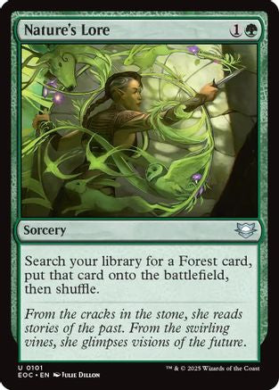 Image of Nature's Lore [Edge of Eternities Commander]