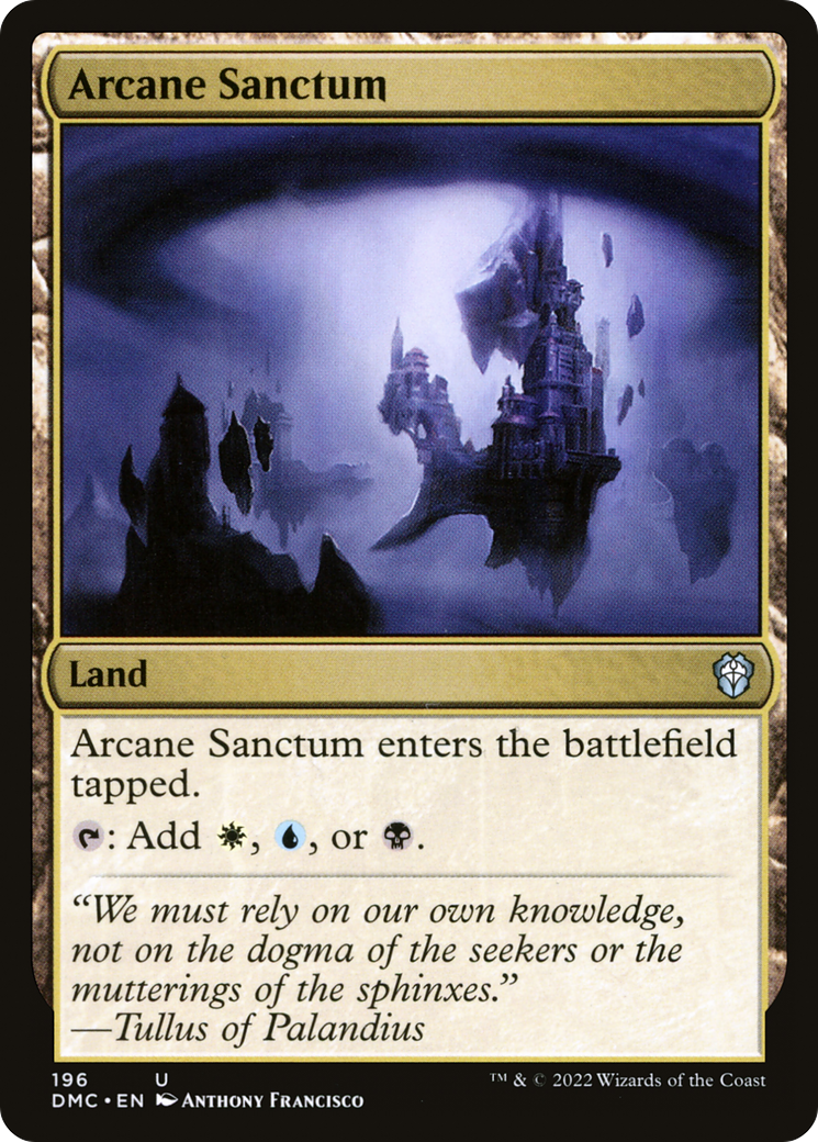 Image of Arcane Sanctum [Dominaria United Commander]