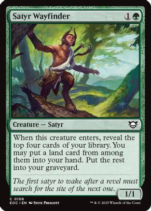 Image of Satyr Wayfinder [Edge of Eternities Commander]