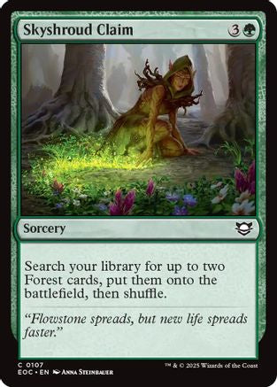 Image of Skyshroud Claim [Edge of Eternities Commander]