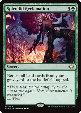 Image of Splendid Reclamation [Edge of Eternities Commander]