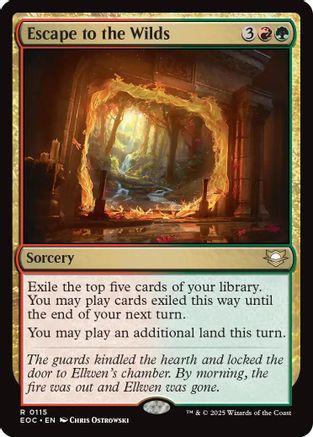 Image of Escape to the Wilds [Edge of Eternities Commander]
