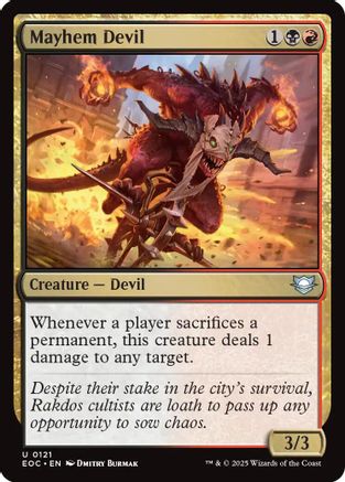 Image of Mayhem Devil [Edge of Eternities Commander]