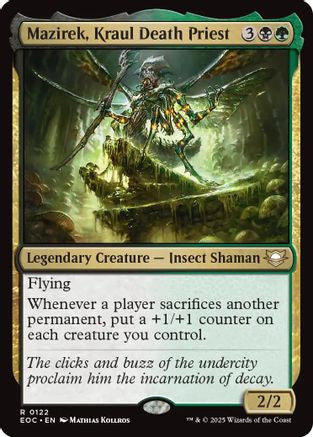Image of Mazirek, Kraul Death Priest [Edge of Eternities Commander]