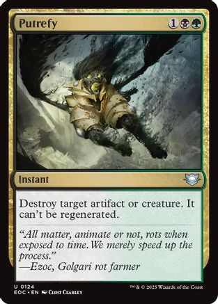 Image of Putrefy [Edge of Eternities Commander]