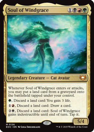 Image of Soul of Windgrace [Edge of Eternities Commander]