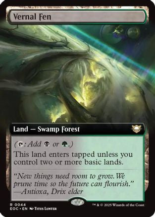 Image of Vernal Fen (Extended Art) [Edge of Eternities Commander]