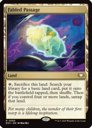 Image of Fabled Passage [Edge of Eternities Commander]