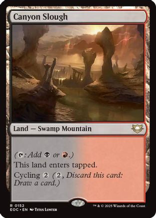 Image of Canyon Slough [Edge of Eternities Commander]
